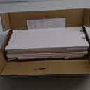 AOJEZOR Toilet Paper Holder Stand: Bathroom Storage Cabinet Beside Toilet for Small Space Bathroom with Toilet Roll Holder - White (29.9H inch)