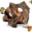 PINVNBY Betta Fish Cave Natural Wood Betta Fish Hideout for Aquarium Fish Tank Decorations Hideout Betta Fish Accessories Habitat Shelter for Crayfish Shrimp and Other Aquatic Pets