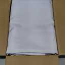 Fitable 8 Pack Round Tablecloths: Stain Resistant Wrinkle Free Circle Table Clothes, Washable Reusable Polyester Table Covers for Wedding Party Birthday Banquet Reception(White, 120 Inch)