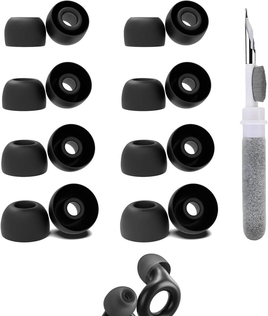 8 Pairs Replacement Earbud Tips Compatible with Loop