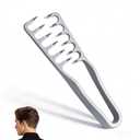 2 x Mens Hair Texture Comb Wide Tooth Barber Comb for Styling, Volume & Definition, Professional Grooming Tool for Thick, Curly & Wavy Hair