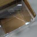 Disposable Face Towel Storage Box Compatible with Facial Towel XL, Acrylic Disposable Face Towelette Holder Container, Clear