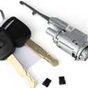 Ignition Switch Lock Cylinder w/ 2 Keys Compatible with Honda Accord Civic Crosstour CR-V CR-Z Element Fit Insight Odyssey S2000 Acura MDX RDX TL TSX ZDX 06351-TE0-A11