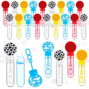 24 Pack Bulk Bubble Wands Cartoon Story Party Favors Toy Theme Birthday Party Supplies Cartoon Theme Birthday Party Goodie Bag Stuffers Supplies Decorations(Wand,Story)