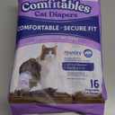 Hartz Comfitables Cat Diapers,Medium, 16 Count, Comfortable & Secure Fit, Easy to Put On