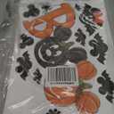 Halloween Mouse Window Clings Decorations, 95 PCS Window Stickers Mouse Shaped, Happy Halloween Double-Sided Large Size Cute Cartoon Ghost Pumpkin Bat Skeleton Reusable Decals for Kids Room Home Party