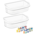 (2 PACK) UPGRADED WPW10289497 Refrigerator Door Bin Shelf Compatible with Whirlpool Refrigerator Door Shelf WRF535SWHV WRF535SMBM, For W10289497 Whirlpool Replacement Door Shelf KRFC300ESS KRFF305ESS