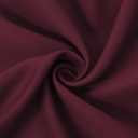 LEMOMO Burgundy Red Thermal Blackout Curtains/52 x 84 Inch/Set of 2 Panels Room Darkening Curtains for Bedroom