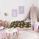 Monkey Blanket, Cute Monkey Gifts, Soft Flannel Animal Blankets, Cozy Lightweight for Bedroom Bed Sofa Decoration for Kids Women Men Room,40"x50"