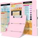 Nursing Clipboard Foldable Clipboard Medical: Edition Cheat Sheets Aluminum 3 Layers Foldable Clipboards Nursing Pocket Size Profile Clip Nurse Clipboards Notepad for Nurses Students and Doctors