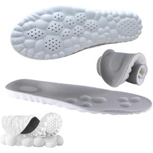 Cloud Insole, Ultra Comfort Insoles, Orthopedic Insoles for Women & Men - Plantar Fasciitis Insoles - Sports Shoe Insoles, Anti Fatigue, Shock Absorption, Foot Pain Relief (Gray, Men: US 11)