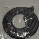 Jadaol Cat 6 Ethernet Cable 30ft, Outdoor&Indoor, 10Gbps Support Cat8/7 Network, 24AWG Pure Copper Patch LAN Cord, Direct Burial Waterproof In-Ground UV Resistant for Router, Modem, Switch, POE, Black