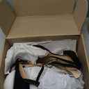 mysoft Women's Chunky Low Heels Open Toe Block Heeled Dress Ankle Strap Pump Wedding Sandals (9 Wide)