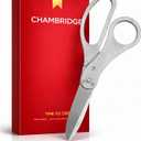 20" Giant Ribbon Cutting Scissors Silver Large Grand Opening Ribbon Cutting Ceremony Shears Grey Scissors Heavy Duty for Grand Openings Ceremonies Special Events & Inaugurations