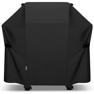 SunPatio BBQ Grill Cover 52 Inch, Outdoor Durable Waterproof Gas Barbecue Cover, Compatible for Weber Spirit 200 and 300 Series, Charbroil and Kenmore Grills, Compared to Weber 7106, 52" x 26" x 43"H