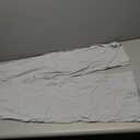 Amazhiyu Men's 100% Linen Summer Casual Elastic Drawstring Loose Pants Pockets Size L