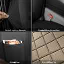 GIANT PANDA Customized Full Set Car Seat Covers Fit for Toyota Rav4 2019 2020 2021 2022 2023 2024 2025 Rav 4 Hybrid (XLE/LE/XLE Premium/Limited), Front and Rear/Back Accessories, Faux Leather (Black)