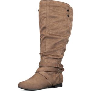 mysoft Women's Extra Wide Calf Knee High Slouchy Boots, 

9/xm