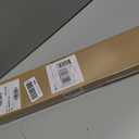 Cordless Vinyl Mini L Blinds 22" W x 48" H, 1" Slat White Horizontal Windows L Blind for Door, Shades, Camper, Light Filtering, Interiors, Arrive 1/2 Inch Narrower Indoor