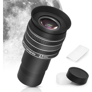 Astromania Telescope Eyepiece 4.5mm, Wide Angle 58 Degree Apparent Field Planetary Eyepiece for 1.25 inch Astronomy Telescope & Filter, Fully Multi-Coated Telescope Accessory for Planetary Observation