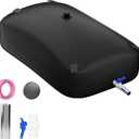 Large Capacity Portable Water Tank Containers, Bladder Tank for Drought Resistance, Fire Prevention, Emergency Water, Agricultural Irrigation Outdoor(240L/63Gal,Black)