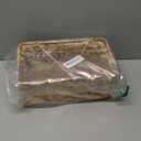 Rectangle Wicker Tissue Box Cover Fits 120-Count (3-Ply) / 160-Count (2-Ply) Boxes, Natural Rattan Woven Facial Tissue Holder, Decorative Tissue Box Holder for Bathroom, Living Room, Office & Desk