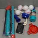 3-in-1 T Ball Set for Kids: Hanging Batting Tee + T Ball Stand Set Auto BaseBall Launcher for Toddlers & Youth Adjustable Height with 2 Bats 6 balls Outdoor&Indoor Toys Sports Gifts for 3-12 years old