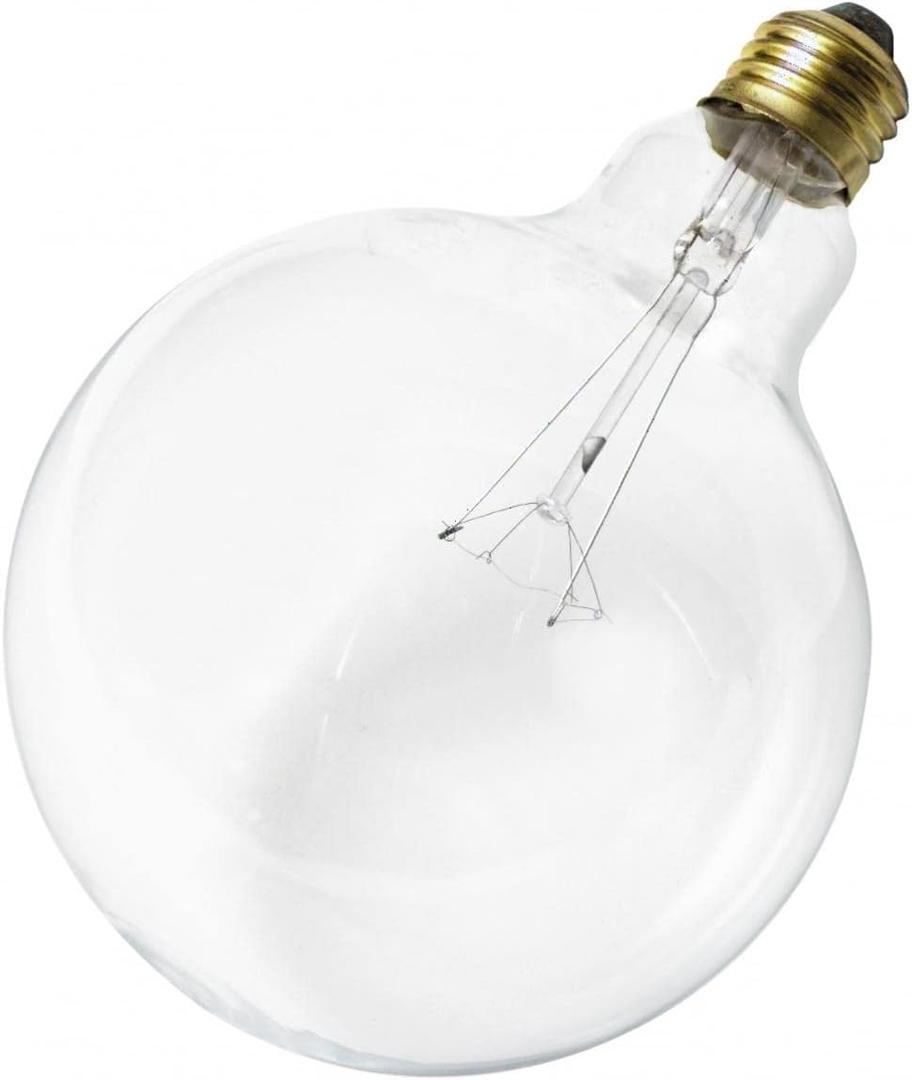 Satco 60W G40 Globe - Medium Base - Clear - 120V