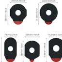 1000Pcs Lens Edging Blocking Pads Optical Eyeglasses Processing Polishing Anti Slip Double-Sided Adhesive Sticker Tape for Glasses Auto Edger Accessories (0.94x1.14inch)