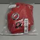 YJ YANJUN Christmas Curtains for Kitchen Window 45 Inch Length Set of 2 Red Lace Sheer Curtains for Xmas Decor Privacy Half Short Curtain Panels for Small Bathroom Windows 52 x 45 inches, Red