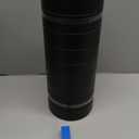 Peel and Stick PVC Slat Wall Panel 236"x15.75" Self-Adhesive Thick Faux Black Wood Grain Wallpaper Panel 3D Soundproof Wall Panels for Walls & Ceilings