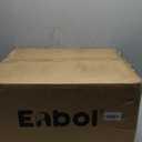 Enbol Undermount Bathroom Sink Rectangle 18x13 Inch White Ceramic Vessel Sink Under Counter Lavatory Vanity Vessel Sink with Overflow ECU1611, Exterior: 18 1/4"L x 13" W x 7 1/4"H
