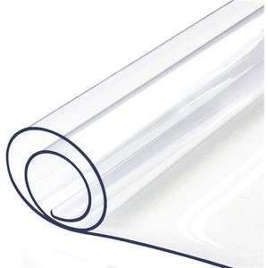 Multi-Size Table Protector Tablecloth Protector Clear Plastic Tablecloth Waterproof Wipeable Vinyl PVC Rectangle Dining Tables Mat Pad Furniture Protector Good for 36" 78 or 84 Inch Table 90 X 215 CM