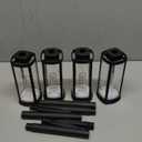 Solar Pathway Lights Outdoor, 4 Pack Bright Solar Powered Garden Lights Waterproof IP65, Long Lasting Outdoor Light for Yard Garden Walkway Landscape Lawn Patio (Warm White)