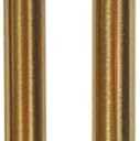 KCO Lighting M14 Threaded Extension Rod 7.89 and 11.8" Brass Gold Extension Rods Lighting Fixture Downrods Stems Chandelier Extension Rods