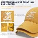 250th USA Anniversary Hat | Adjustable Cotton Unisex Baseball Cap for Patriotic | Perfect for Independence Day & Patriotic Events | Ideal Gift for 250 Years USA Anniversary Events Ginger Yellow (Gold)