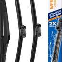 26"/20"/16 Windshield Wipers Compatible with Lexus RX350 RX450h 2016 2017 2018 2019 2020 2021 2022 Front and Rear Wiper Blades for My Car Automotive Replacement (Set of 3)