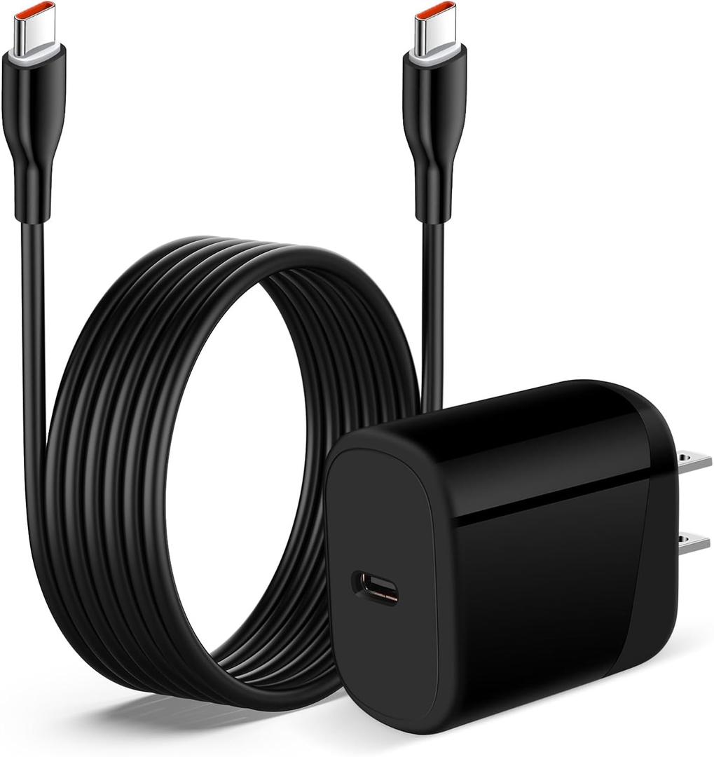 USB C Fast Charger Block Charging Cable for Samsung Galaxy S26 Ultra S26+ S26 S25 FE S25 Ultra S24 S23 A17 A16 5G A15 A36 A26 A56,iPhone 17e/17/Air/17 Pro/17 Pro Max,Pixel 10a 9a,6FT Cable C to C Cord