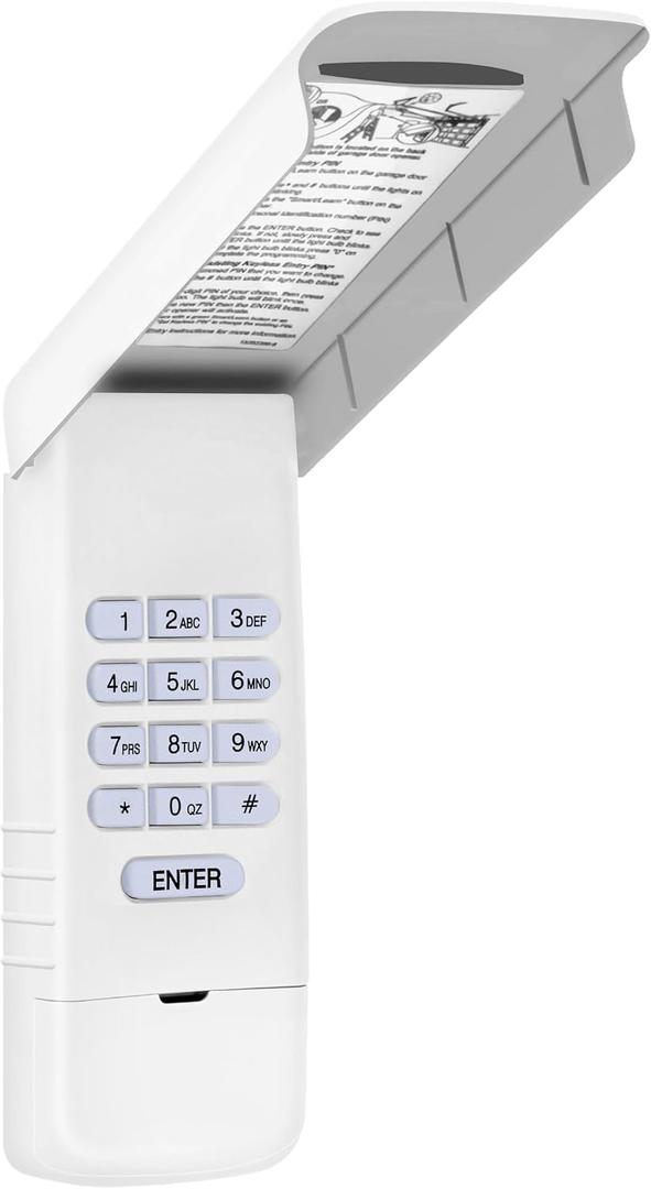 877MAX 878MAX G940EV-P2 CMXZDCG440 Universal Wireless Keypad for Liftmaster/Chamberlain/Sears Craftsman Garage Door Openers (1Pack)