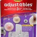 Command 17830Clr-14Es Adjustables Repositionable Mini Fasteners, 14 Hooks/Pack