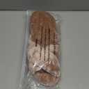 Vepose Women's 801 Cross Band Slippers, Soft Plush Furry Open Toe Fur Slides, Fuzzy Fluffy Slip on House Shoes Indoor Outdoor Slippers 8-9