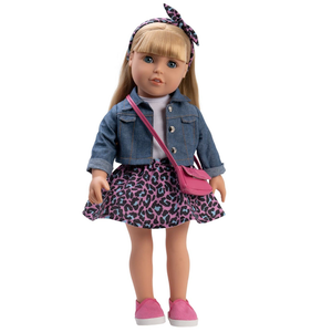 Amazing Girls 18 inch Doll Claire Cheetah Chic