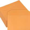 80 Pack Legal File Envelope 10 x 15 Inch File Jackets Legal Size 40 lb Yellow Kraft for Mailing Documents