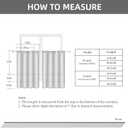 MIULEE White Sheer Kitchen Curtains 36 Inches Length Half Window Curtains for Bathroom Cafe, Rod Pocket Short Curtain Tiers Linen Textured Light Filtering Drapes 2 Panels W54 x L36