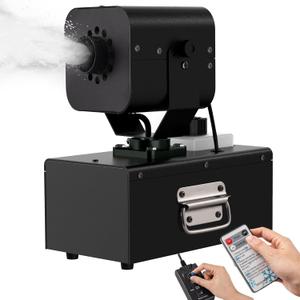 IMONE 1200W Snow Machine 90 Automatic Oscillation, Adjustable Snow Volume & Flake Size, 1L Tank, Dual Wired & Wireless Remote Control, Outdoor Snowflake Maker for Christmas, Weddings, Parties & Stage