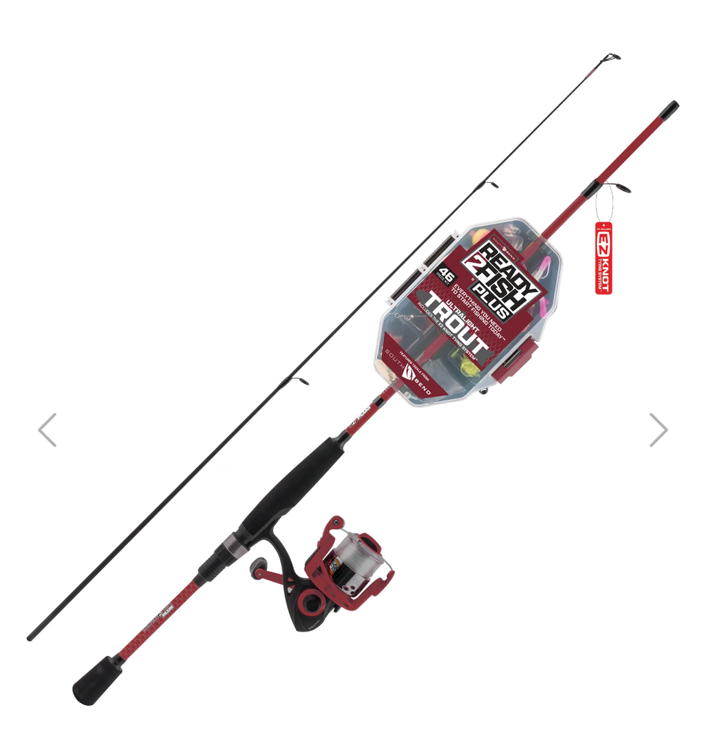 Ready 2 Fish R2F5 Just Add Bait All-Species Spinning Combo With Kit 5' 6" ML, R2F5-JAB-SP