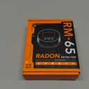 RM-65 Radon Detector for Home Basement, Continuous Radon Monitor with Audible & Visual Alarm, LCD Color Display, Long Term Portable Gas Detector for Home, pCi/L or Bq/m