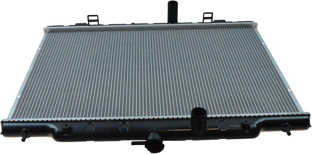 TRQ Radiator Assembly Aluminum Core Compatible with 08-13 Nissan Rogue 14-15 Rogue Select CU13047 NI3010209