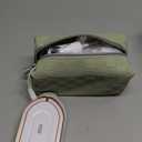 Newbealer Travel Iron with Dual Voltage - 120V/ 220V Lightweight Dry Iron for Clothes (No Steam), Non-Stick Ceramic Soleplate, 302℉ Heat Press Machine, w/ Spray Bottle, Pouch & Silicone Stand (White)