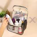  Bag for Women Travel Hanging Toiletry Bag Makeup Brush Holder Stylish and Practical Pvc Storage Pouch